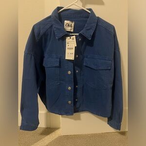 Zara blue jean jacket
